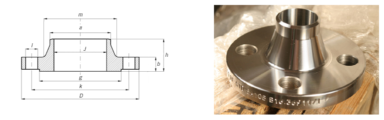 ANSI 300 lb/sq.in. RF-WN-STD